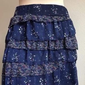 French inspired ruffle mini skirt